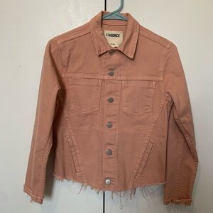 L’ Agence Janelle Cropped Denim Jacket